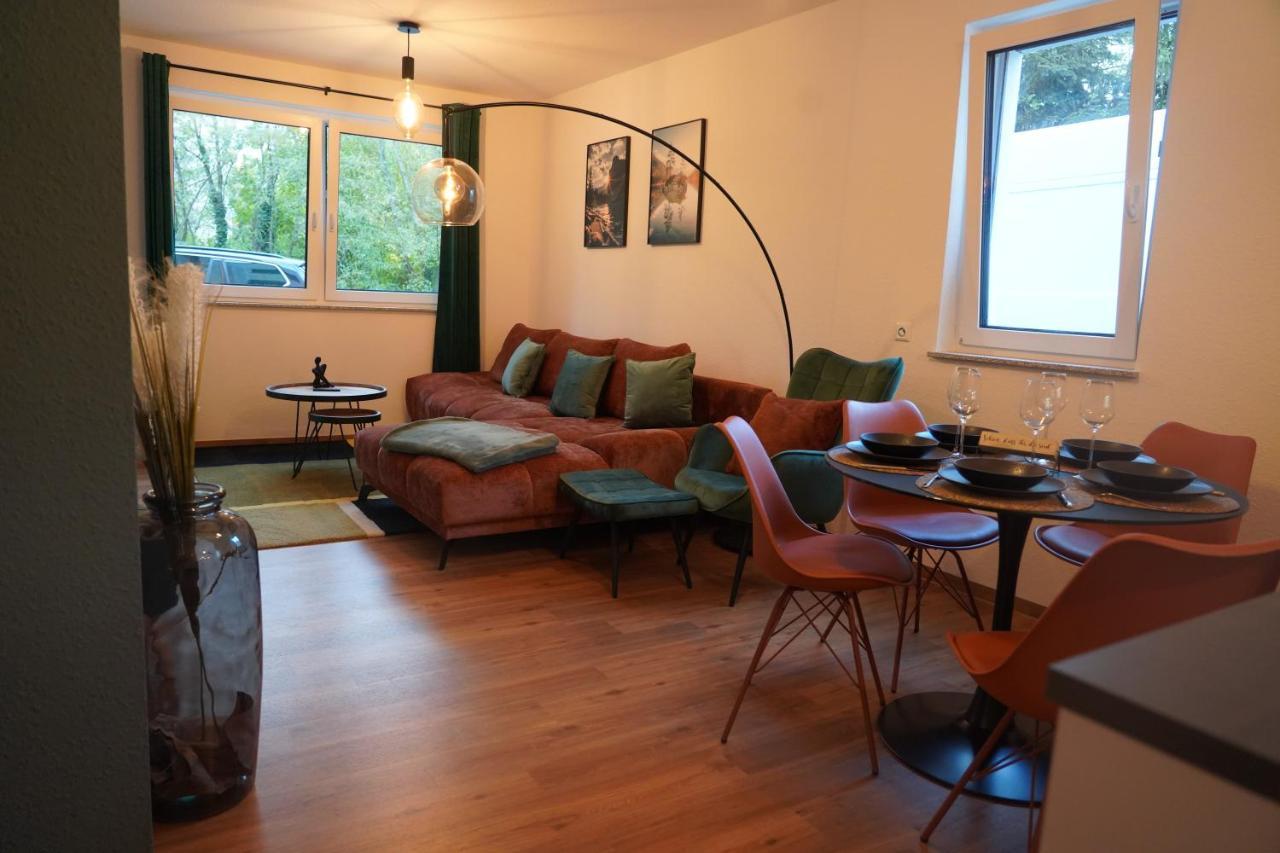 Design-Apartment I Direkt Im Zentrum I Boxspring I Nespresso I Terrasse Mit Garten I Parkplatz Бад Кроцинген Екстериор снимка